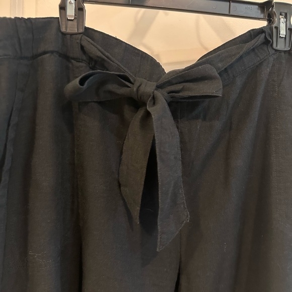 Caslon Black Tie-Waist Pants - Picture 2 of 5